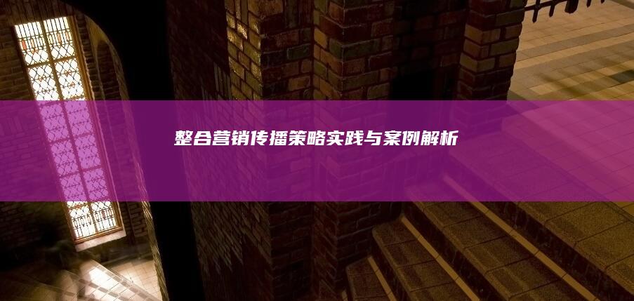 整合营销传播：策略、实践与案例解析